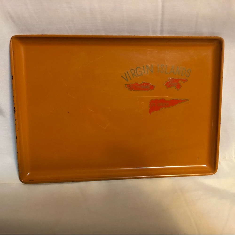 Vintage Collectible Tray from the Virgin Islands